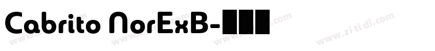 Cabrito NorExB字体转换 Cabrito NorExB字体转换